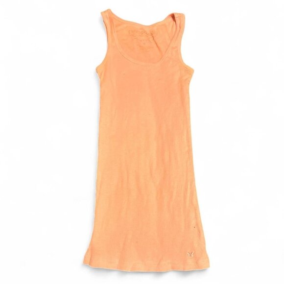 Vintage 2000s Aeropostale Women's Orange and Pink Tank Top - Picture 1 of 2